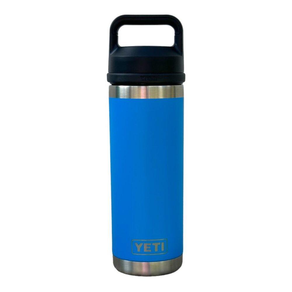 YETI 18oz RAMBLER BOTTLE - BIG WAVE BLUE